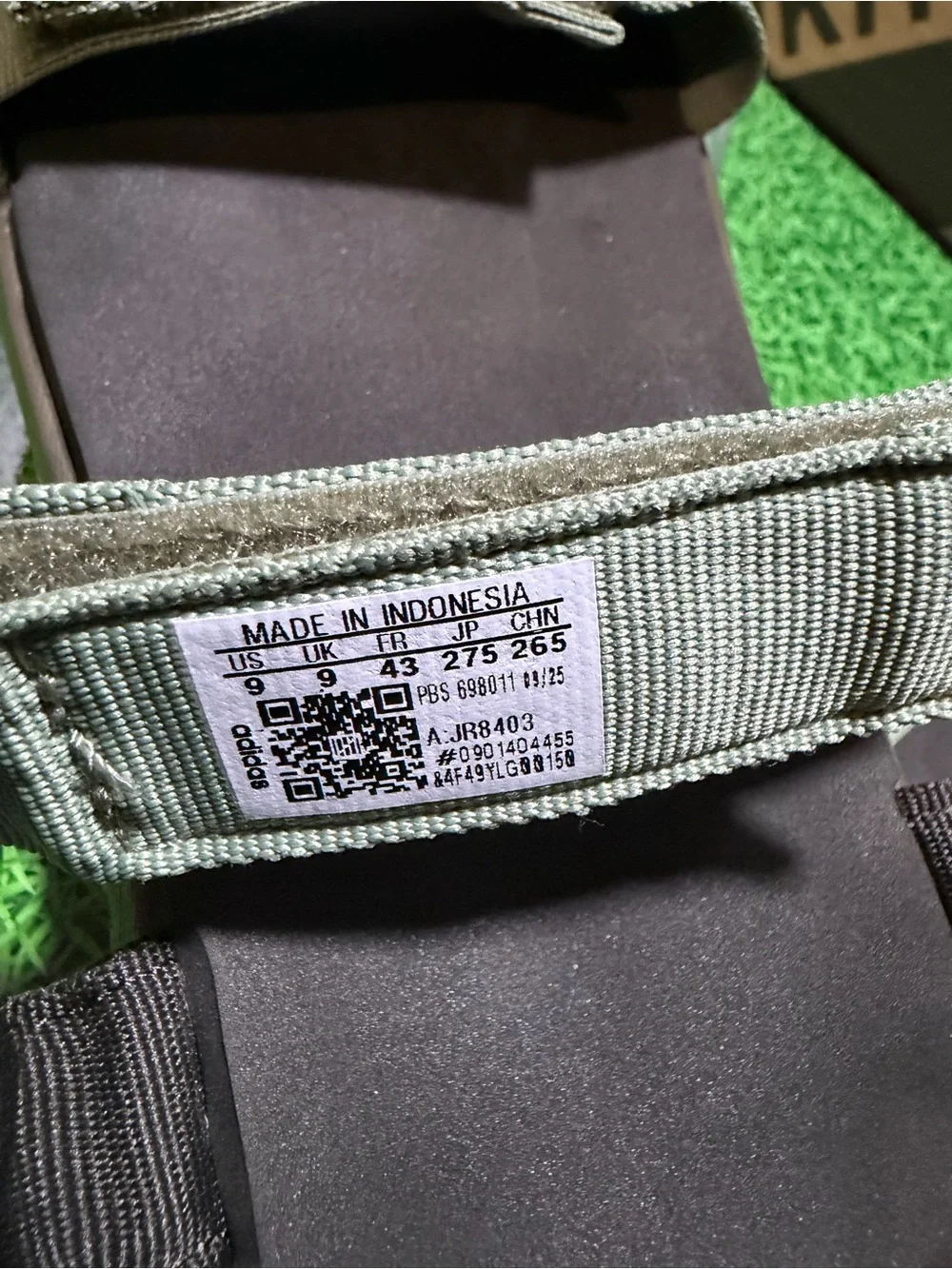adidas Terrex Hydroterra Light Sandals JR8403 Olive Strata Tent Green Men’s Sz 9